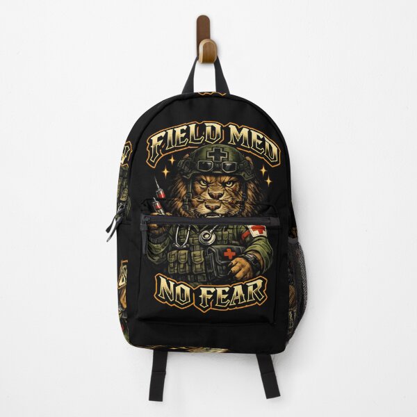 Item preview, Field Med No Fear – Lion Combat Medic Military Medical Design designed and sold by ClinicalHubs.