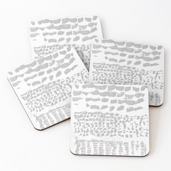 Item preview, Three Grains Textured Monoprint - Snow + Fog designed and sold by Irene Estelle.