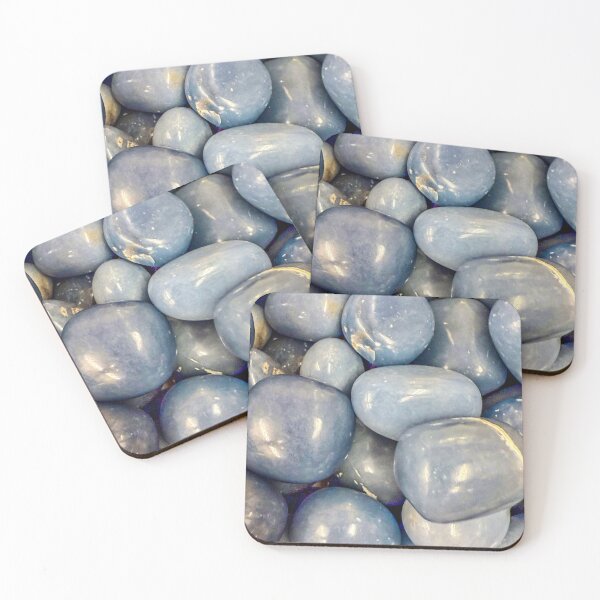 Item preview, Angelite Crystal Stones – Polished Blue Anhydrite Calming Gemstone designed and sold by aadventures.
