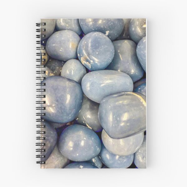 Item preview, Angelite Crystal Stones – Polished Blue Anhydrite Calming Gemstone designed and sold by aadventures.