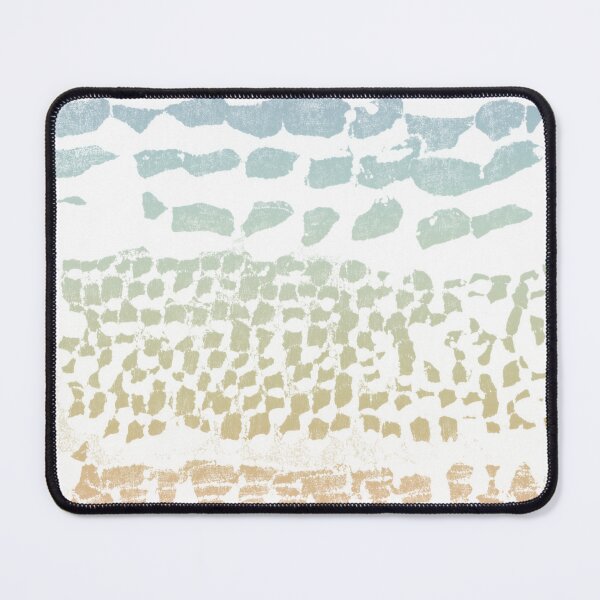 Item preview, Three Grains Textured Monoprint - Snow + Rainbow Sorbet designed and sold by Irene Estelle.