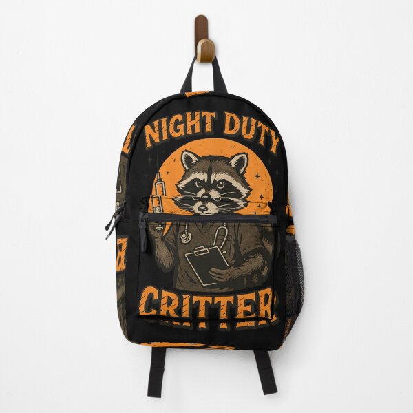 Item preview, Night Duty Critter – Funny Night Shift Nurse Design for RNs, LPNs, CNAs, and Healthcare Workers designed and sold by ClinicalHubs.