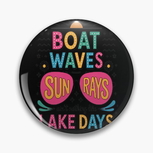 Item preview, Boat Wave Sun Rays Ain't Nothing Like Lake Days Summer designed and sold by gandebro.