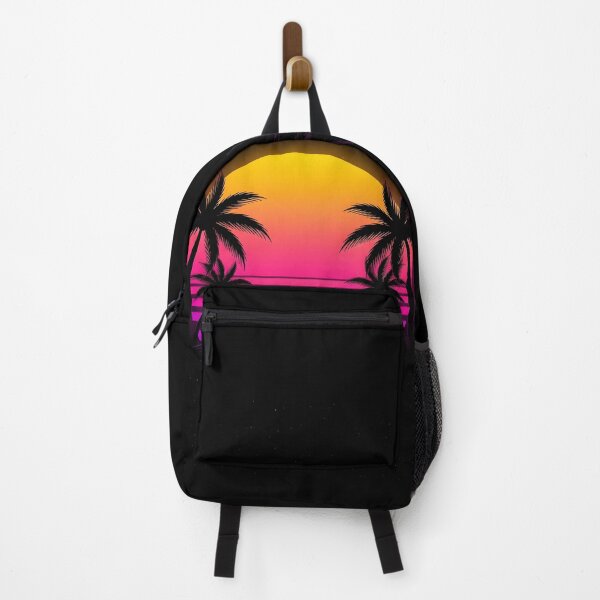 Item preview, Retro Sunset Wave Vaporwave Aesthetic 80s Neon Beach T-Shirt designed and sold by SLDavincy.