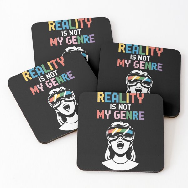 Item preview, REALITY IS NOT MY GENRE Gamer Gaming designed and sold by brinbotty.