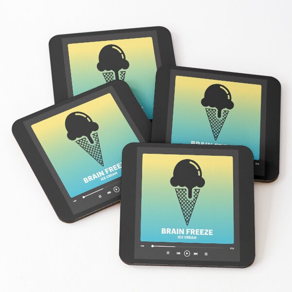 Item preview, Brain Freeze Music Player - Ice Cream Lover designed and sold by gandebro.