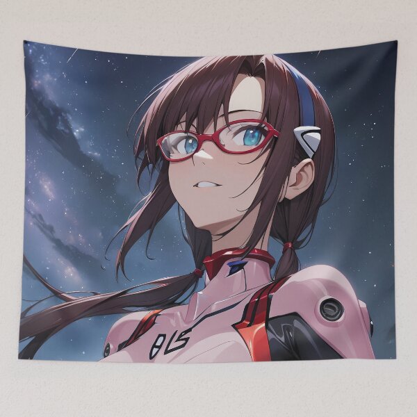 Item preview, Makinami Mari Illustrious Anime Evangelion Night Sky Sci Fi Serenity designed and sold by Spraykart.