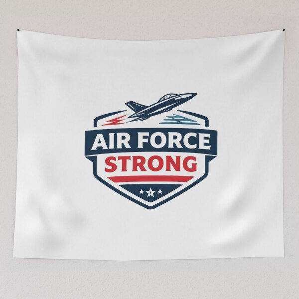 Item preview, Air Force Strong : Military Aviation Badge designed and sold by Combat Skies.
