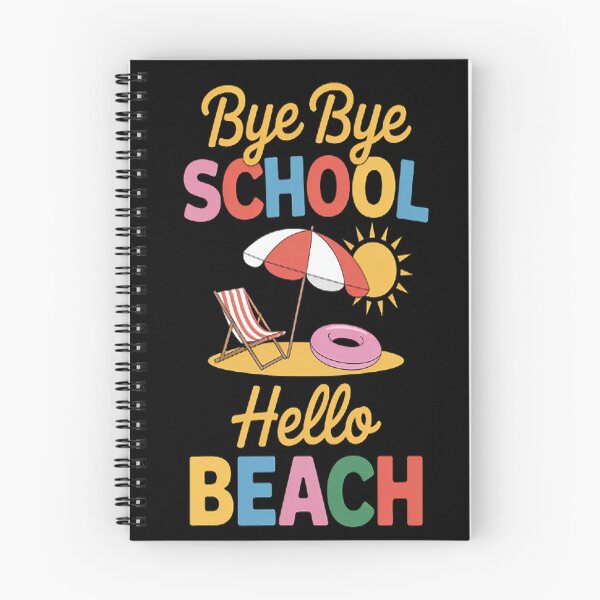 Item preview, Bye School Hello Beach Last Days Of School Summer Vacation designed and sold by gandebro.