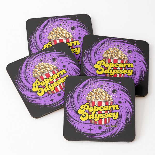 Item preview, Popcorn Odyssey Retro Cinema Vortex Logo Purple designed and sold by Popcorn Odyssey.