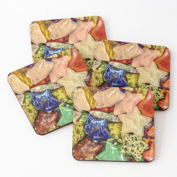 Item preview, Crystal Stars – Colorful Star-Shaped Gemstone designed and sold by aadventures.