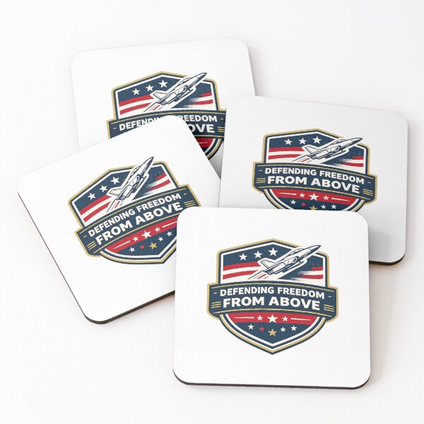 Item preview, Defending Freedom American Fighter Pilot : Military Aviation Badge designed and sold by Combat Skies.