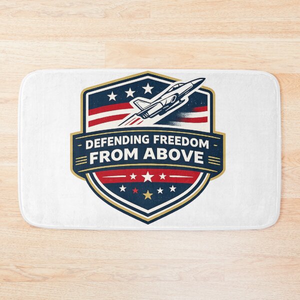 Item preview, Defending Freedom American Fighter Pilot : Military Aviation Badge designed and sold by Combat Skies.