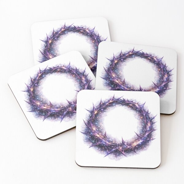 Item preview, Galaxy Thorn Wreath designed and sold by jgvisualarts.