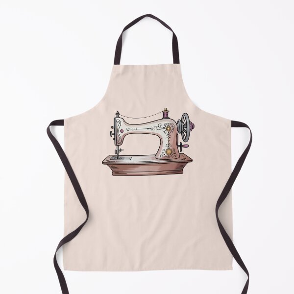 Item preview, Retro Sewing Machine Vintage Illustration – Sewing Lover Gift designed and sold by MarJul.