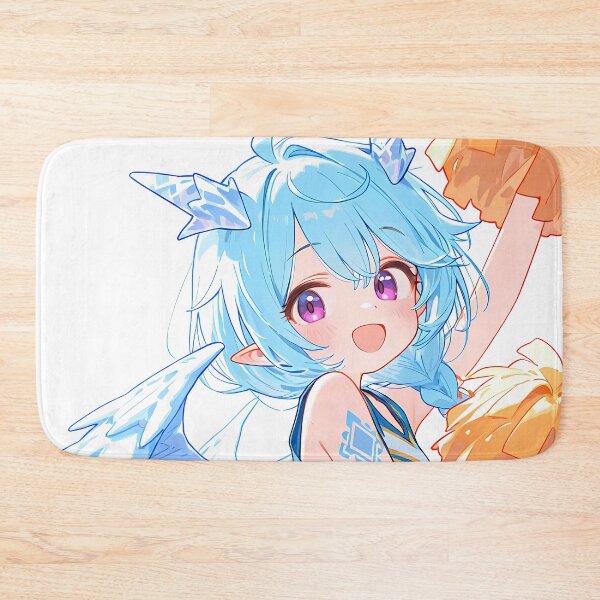 Item preview, Shefi Princess Connect Cheerleader Anime Girl Blue Dragon Wings designed and sold by Spraykart.