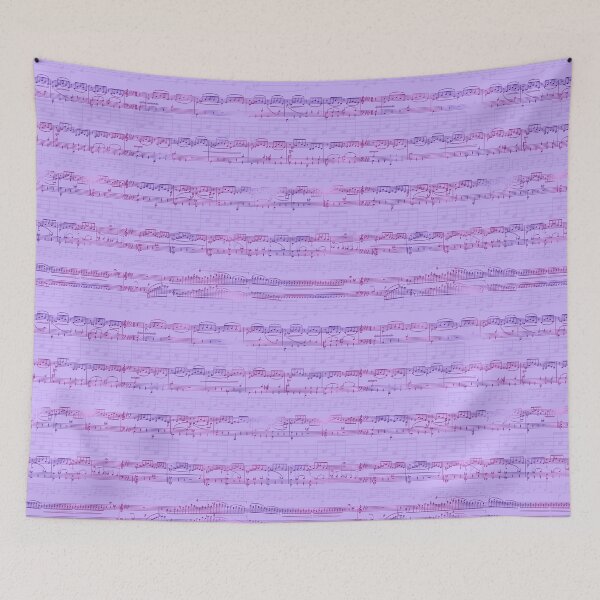 Item preview, Music Notes - Purple designed and sold by lisanganart.