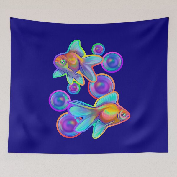 Item preview, Rainbow, yet Goldfish & Bubbles designed and sold by RorisRealms.