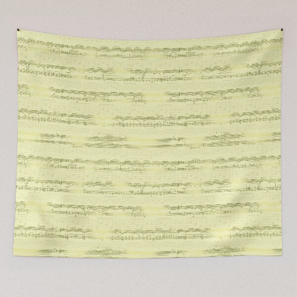 Item preview, Music Notes - Yellow designed and sold by lisanganart.