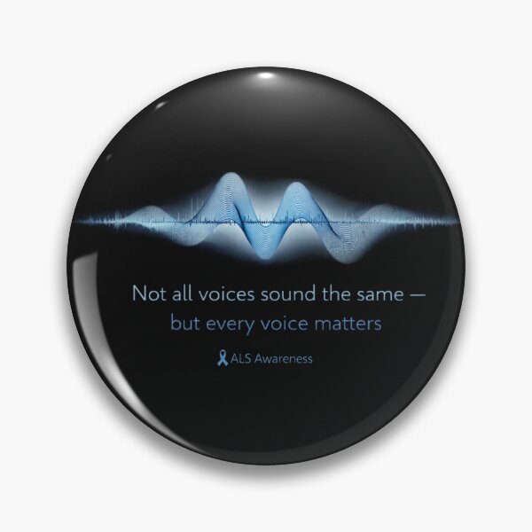 Item preview, Not All Voices Sound the Same – ALS Awareness Sound Wave designed and sold by Mirgonhood.