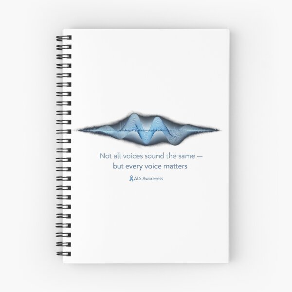 Item preview, Not All Voices Sound the Same – ALS Awareness Sound Wave designed and sold by Mirgonhood.