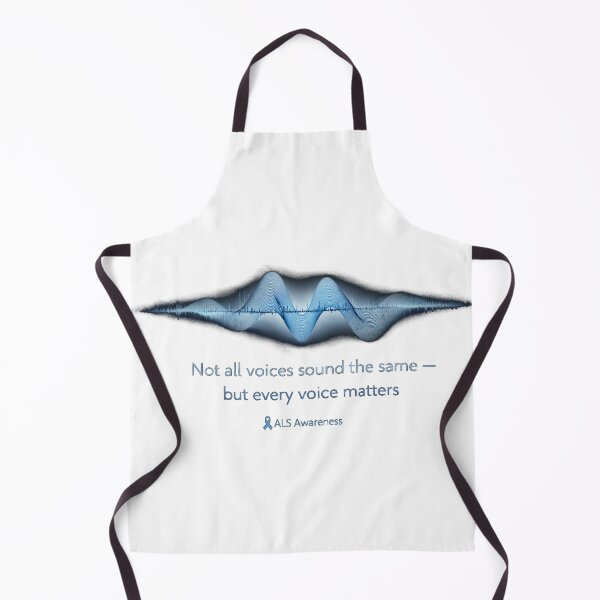 Item preview, Not All Voices Sound the Same – ALS Awareness Sound Wave designed and sold by Mirgonhood.