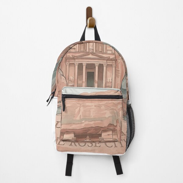 Item preview, Petra Jordan Rose City Ancient Treasury Minimalist Illustration designed and sold by Artful Expression .