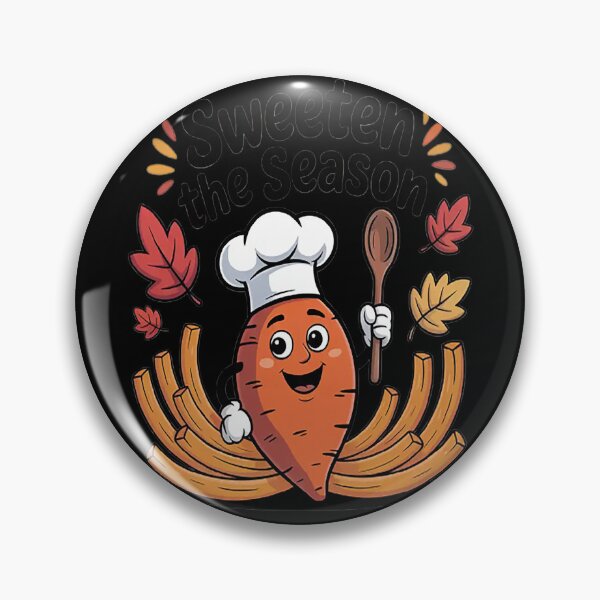 Item preview, Sweeten The Season Autumn Flavors Await Chef Carrot Vibes designed and sold by CottonCandyPrin.