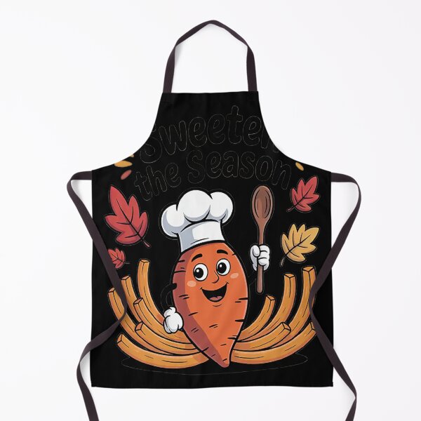Item preview, Sweeten The Season Autumn Flavors Await Chef Carrot Vibes designed and sold by CottonCandyPrin.