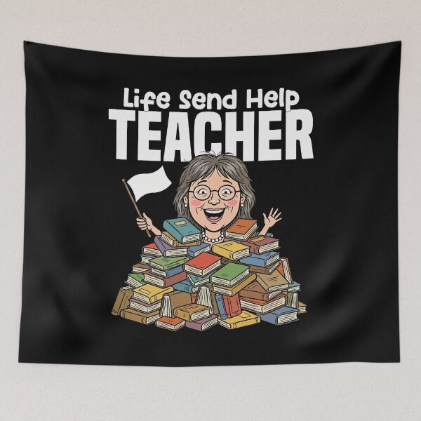 Item preview, TEACHER - LIFE SEND HELP designed and sold by KEF Custom.