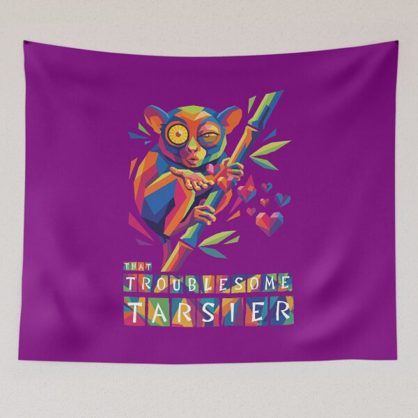 Item preview, ThatTroublesomeTarsier - Flying Kiss designed and sold by Tee-se Me More.