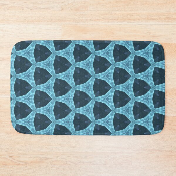 Item preview, Glacial Lattice - Ice Blue Geometric Web Pattern, Modern Surface Texture designed and sold by The Artful Vagabond.