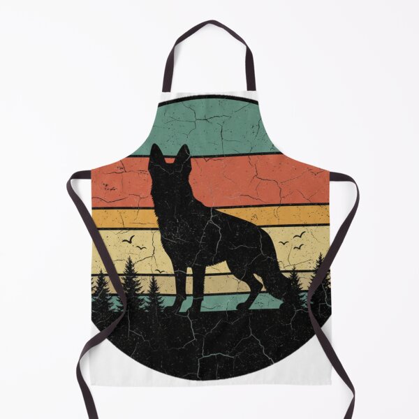 Item preview, German Shepherd Retro Sunset Silhouette T-Shirt | Vintage GSD Dog Lover Gift designed and sold by Karmapaul1.