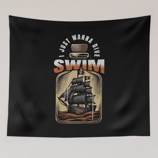 Item preview, I just wanna dive Swim BTS designed and sold by Morcawork.