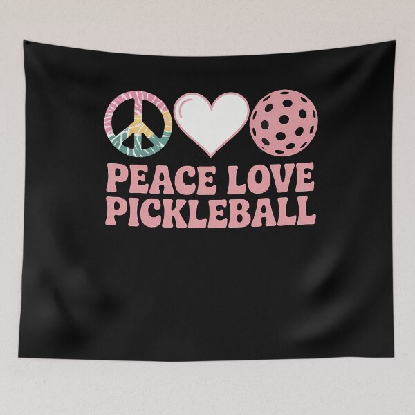 Item preview, Girls Pickleball Retired Ladies Peace Love Pickleball designed and sold by TrinaEspinoza.