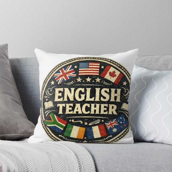 Item preview, English Teacher Speaking Countries World Flag designed and sold by graphic-genie.