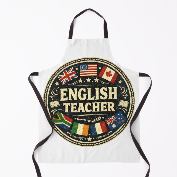Item preview, English Teacher Speaking Countries World Flag designed and sold by graphic-genie.