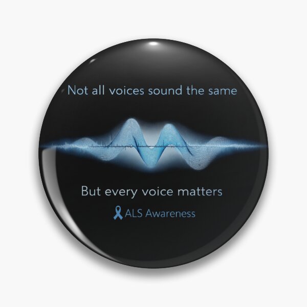 Item preview, Not All Voices Sound the Same – ALS Awareness Sound Wave designed and sold by Mirgonhood.