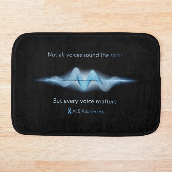 Item preview, Not All Voices Sound the Same – ALS Awareness Sound Wave designed and sold by Mirgonhood.