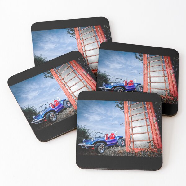 Item preview, Beach Buggy and Phone Box designed and sold by Radiocafe.