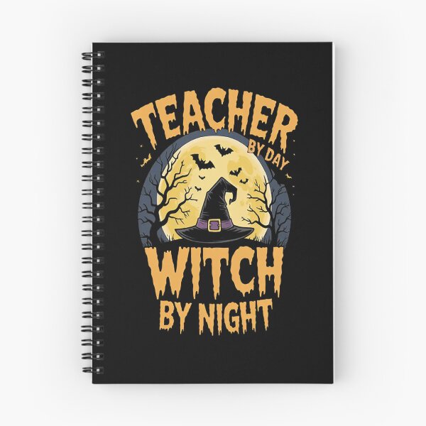 Item preview, Teacher By Day Witch By Night Full Moon Halloween _1 designed and sold by CottonCandyPrin.