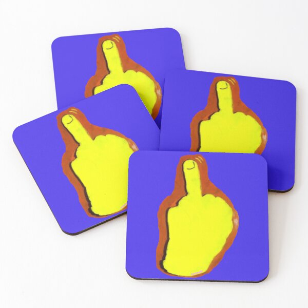 Item preview, THE finger in YELLOW designed and sold by ZoffArt-Shop.