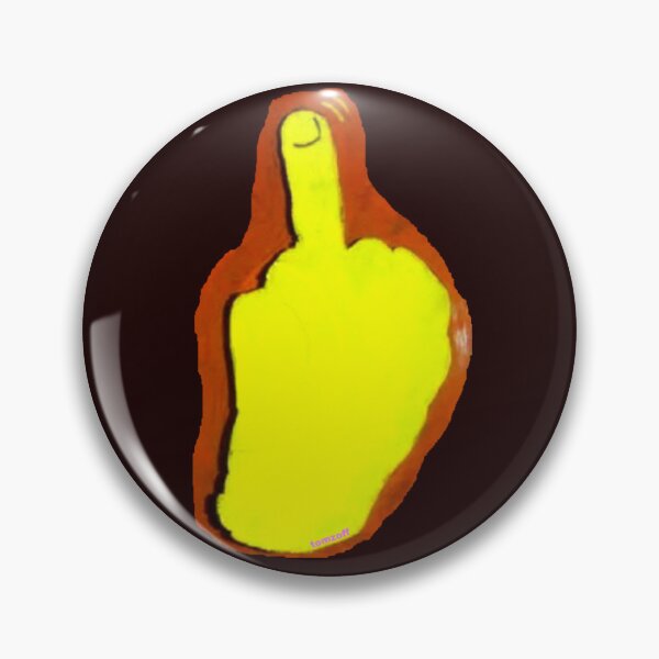 Item preview, THE finger in YELLOW designed and sold by ZoffArt-Shop.