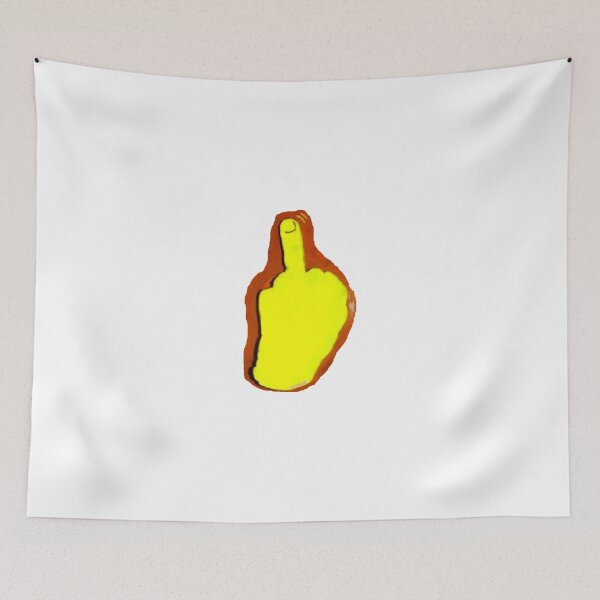 Item preview, THE finger in YELLOW designed and sold by ZoffArt-Shop.