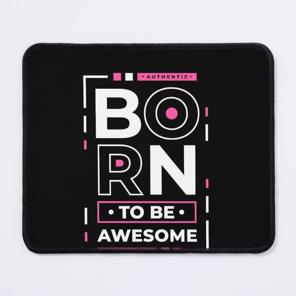 Item preview, Born To Be Awesome Bold Typography Streetwear Design designed and sold by The Crafted Spirits.