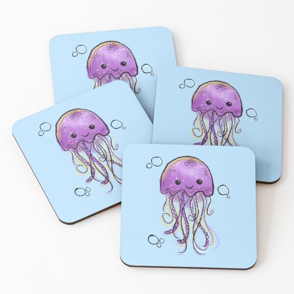 Item preview, Watercolor Purple Jellyfish designed and sold by TSPWVDesigns.