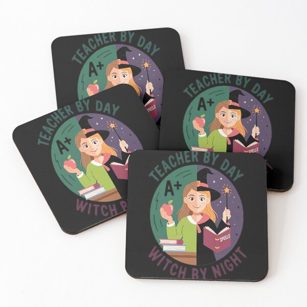 Item preview, Teacher By Day Witch By Night Halloween Spell Book designed and sold by CottonCandyPrin.