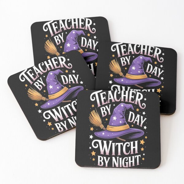 Item preview, Teacher By Day Witch By Night Halloween Teacher designed and sold by CottonCandyPrin.