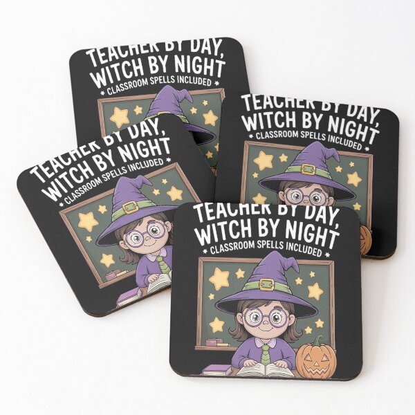 Item preview, Teacher by Day Witch by Night Halloween Teacher_v1 designed and sold by CottonCandyPrin.