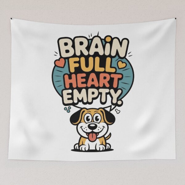 Item preview, Brain Full Heart Empty — Lost Between Thoughts and Feelings designed and sold by NewUSShop.
